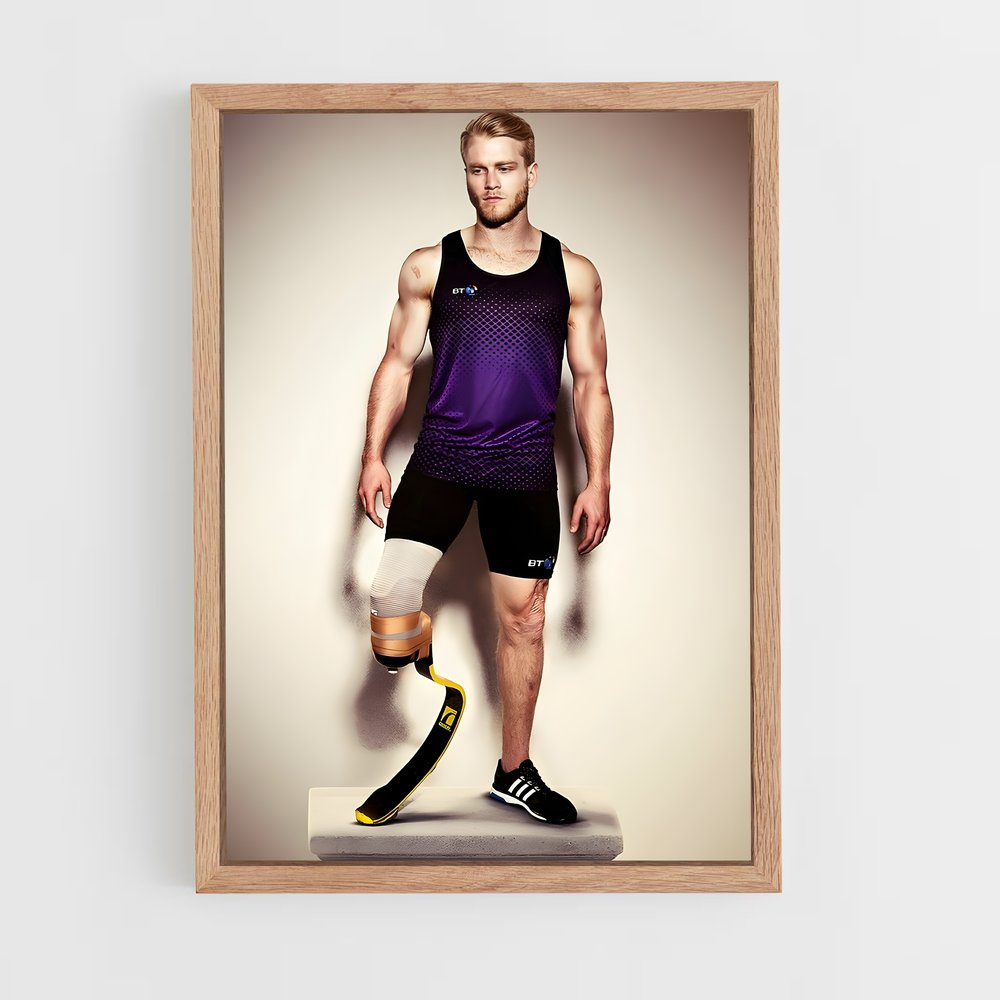 Poster Jonnie peacock – affiche Jeux Olympiques (vue 4)
